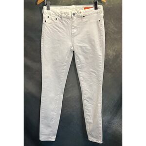 Jean Shop Heidi White Skinny Jeans Women's Size‎ 28 Cotton Blend